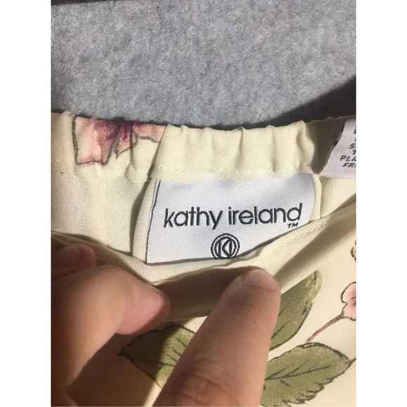 Womens Kathy Ireland Skirt Maxi Vintage Floral Beautiful Boho Cottage Core - Picture 2 of 6